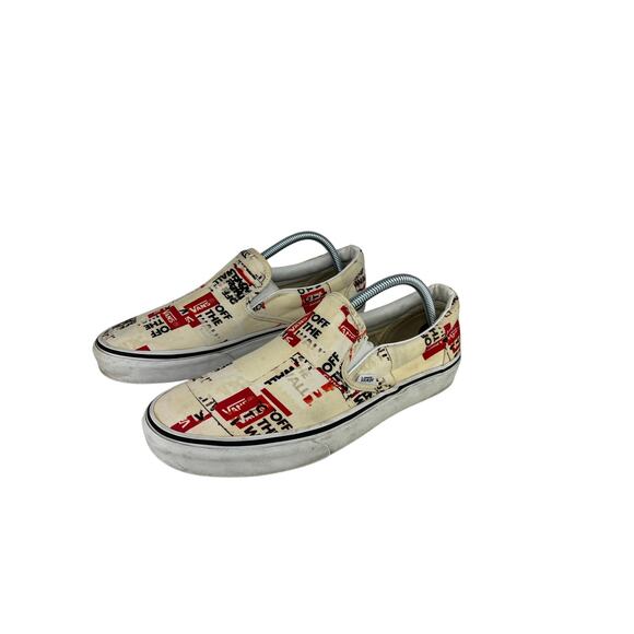 Vans Classic Slip-On 'Packing Tape Blanc De Blanc' Shoes - Picture 1 of 10